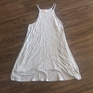 Lazy Sundays Light Blue Halter Mini Dress